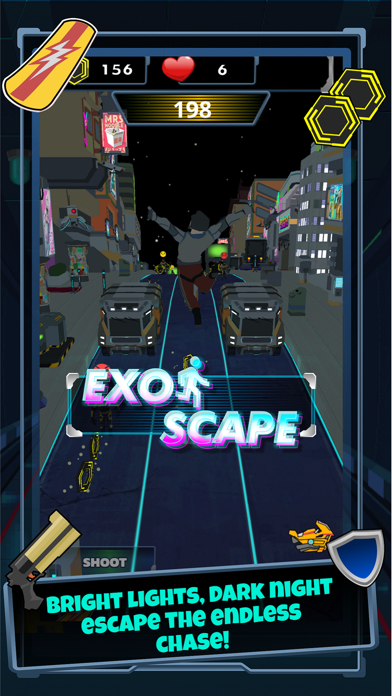 Exoscape - Night Runner app screenshot