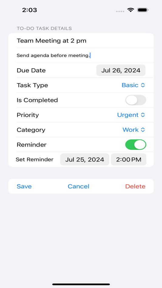 #2. To Do List - Daily Planner (iOS) 由: Ahmet Bacak