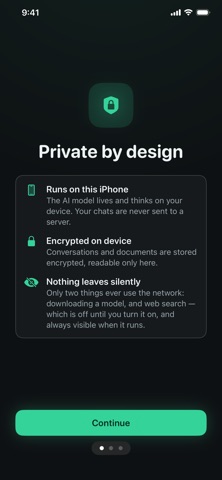 PrivacyLLM - On device AI Screenshot 1 of 5