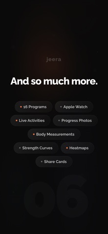 Jeera: Workout Tracker Screenshot 6 of 6
