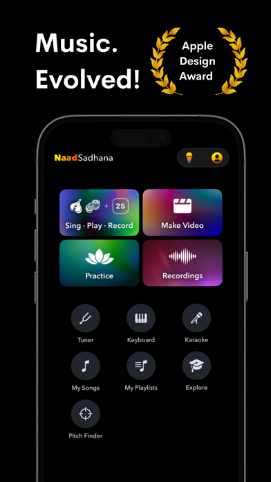 Screenshot #1 pour NaadSadhana | Sing Play Record