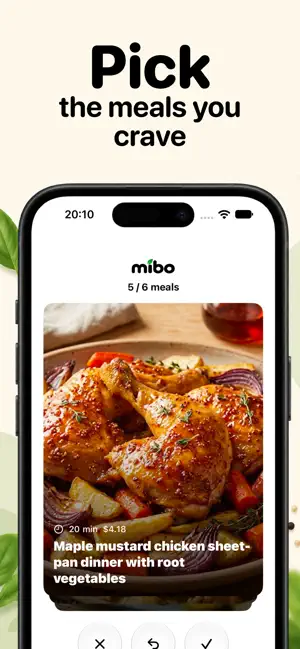 Meal Plan & Recipes – Mibo screenshot 1