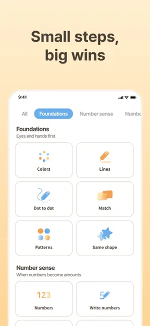 LittleSteps_Math at kid's pace screenshot 2