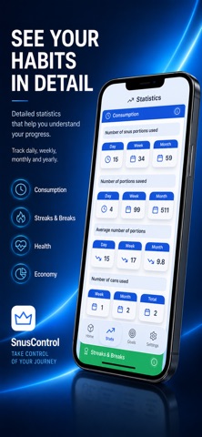 SnusControl: Pouch Tracker Screenshot 3 of 8