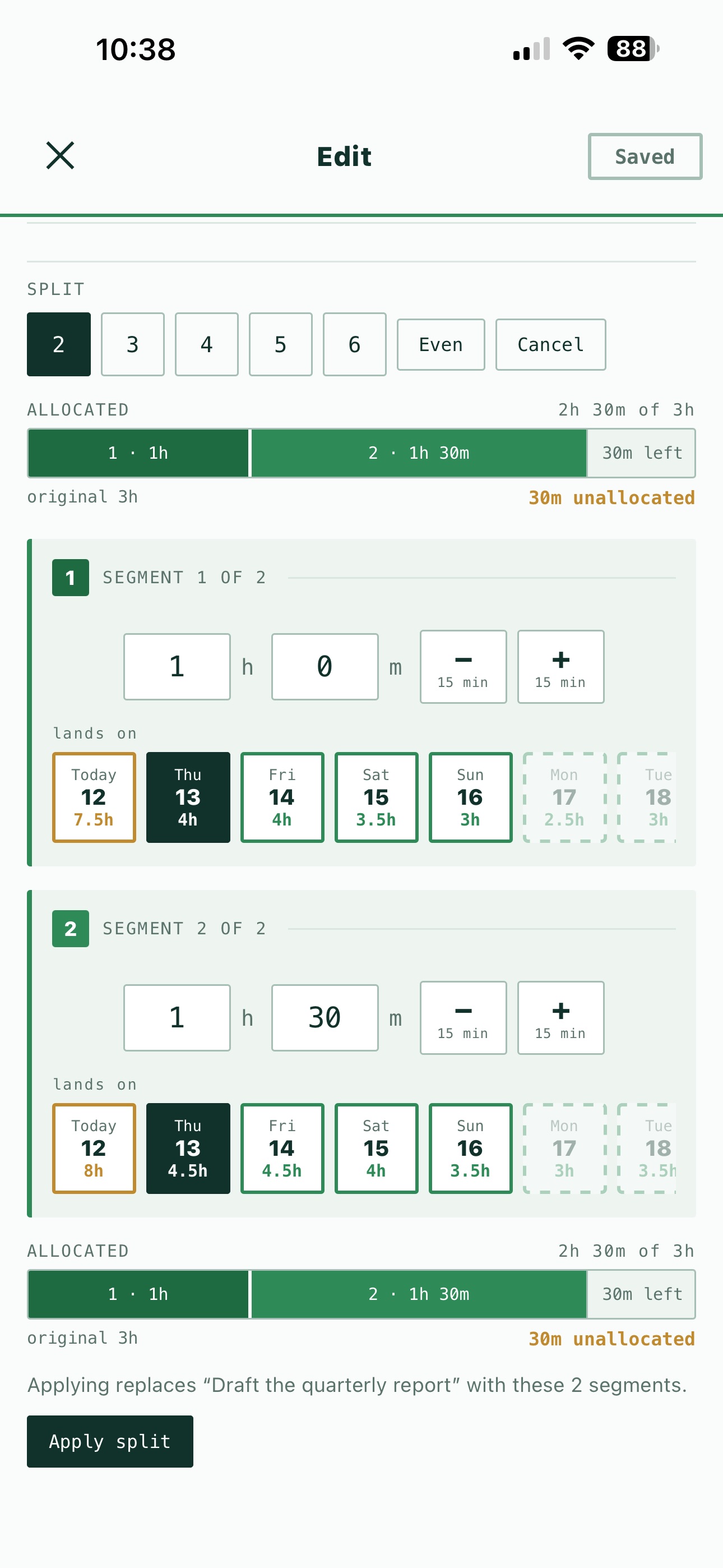 Screenshot 4 of Waves - Workload Management