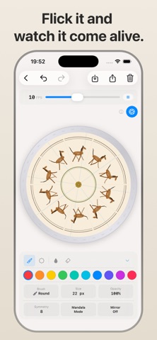Vint: Spin Art & Mandala Maker Screenshot 4 of 5
