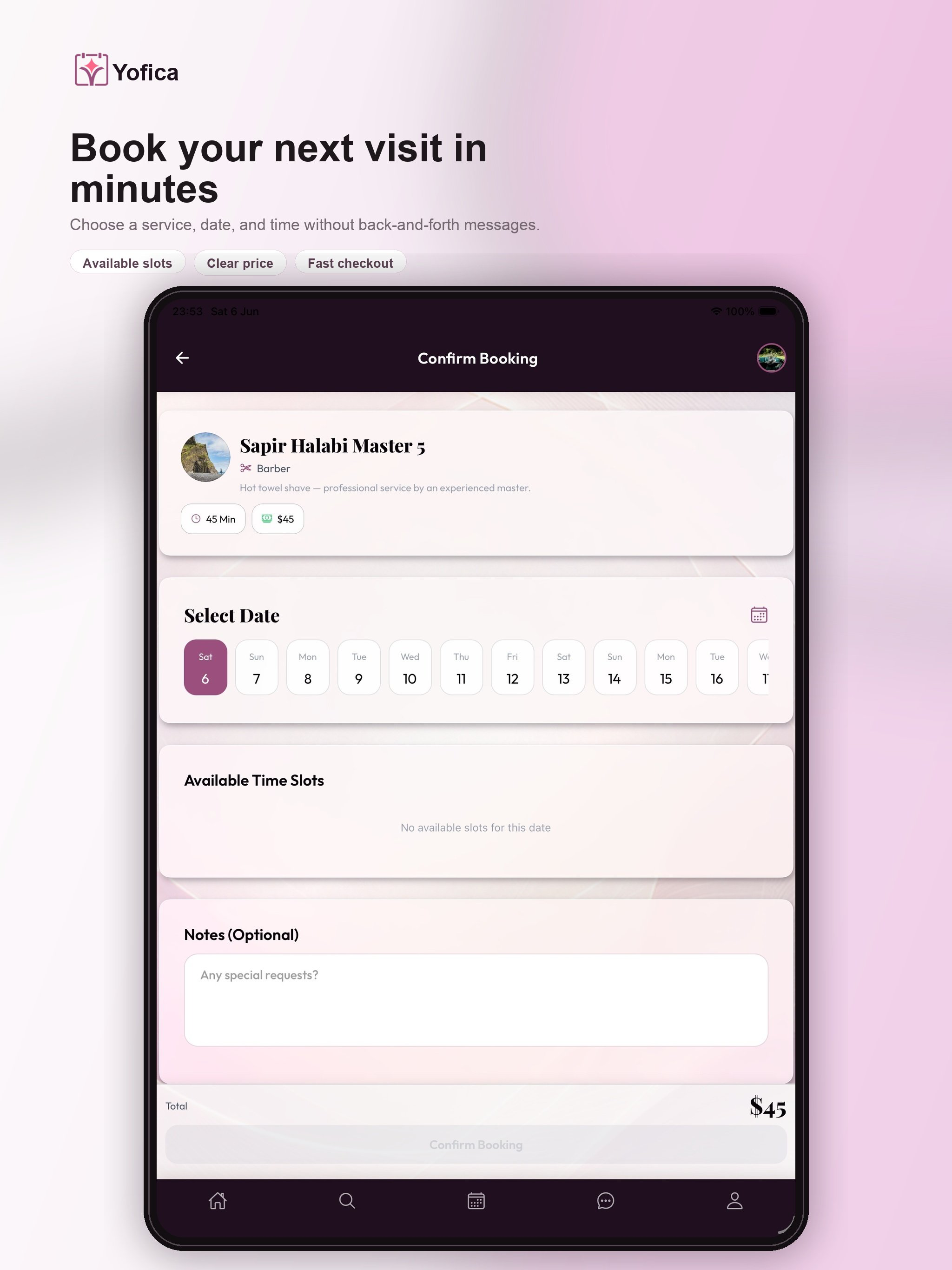 Yofica: AI Beauty Booking
