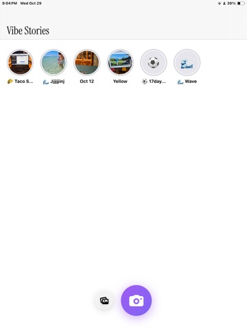 Vibe Stories - ZoneSharing iPad screenshot