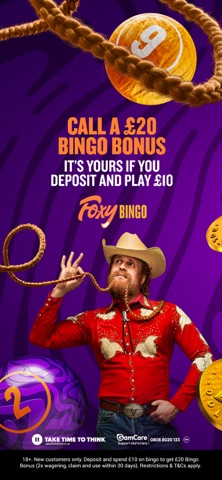 Foxy Bingo review – Foxy Bingo bingo bonus screenshot 1