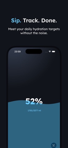 Sip - Simple Hydration Tracker Screenshot 1 of 4