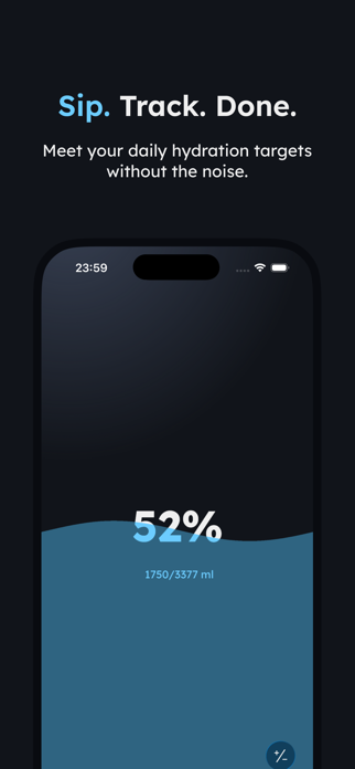 Sip - Simple Hydration Tracker Screenshot 1 of 4