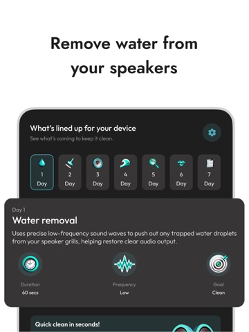Ultrasonic Speaker Cleaner iPad screenshot