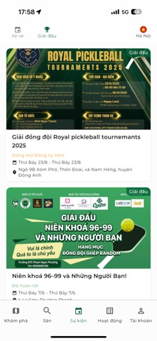 Champick: Đặt sân screenshot