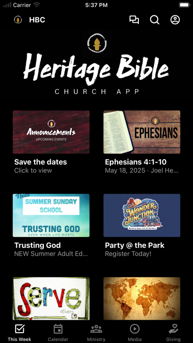 Heritage Bible Lincoln, NE Screenshot