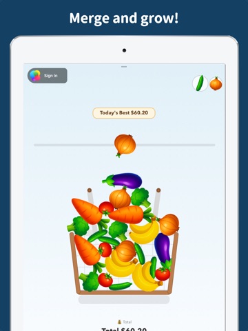 Basket Pon - Merge & Stack iPad screenshot
