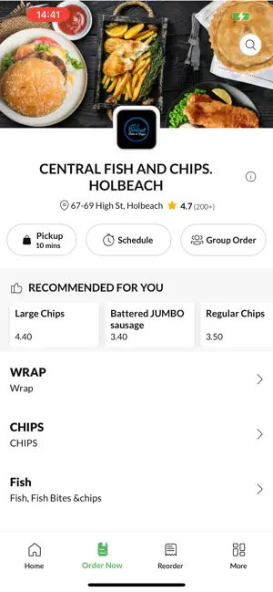 CENTRAL FISH AND CHIPS. screenshot 2