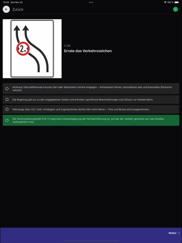 Verkehrszeichen Lernen iPad screenshot