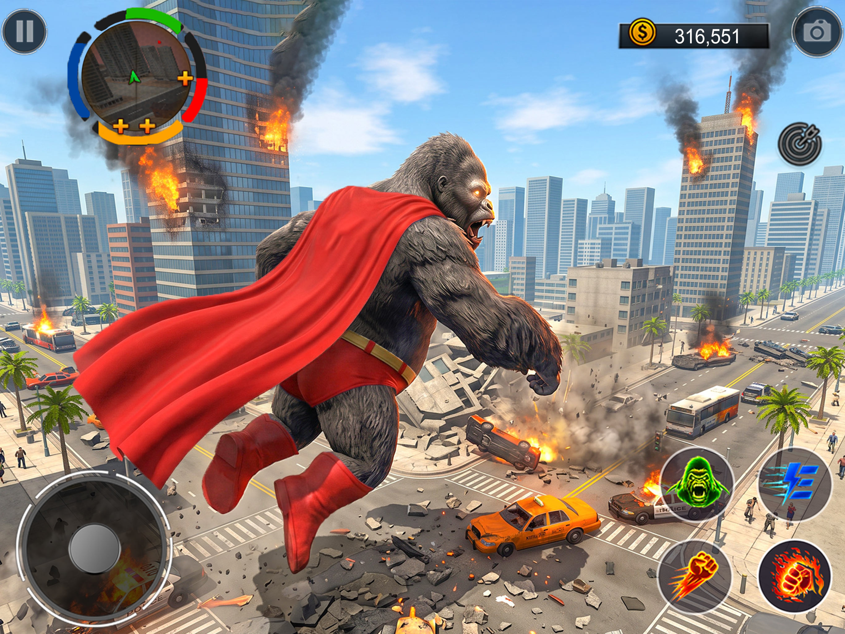 Big Angry Gorilla City Smash screenshot 8