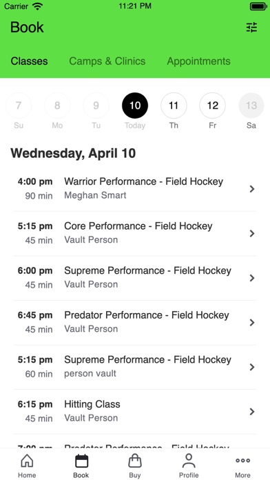 Vault Athletics & Fitness Screenshot