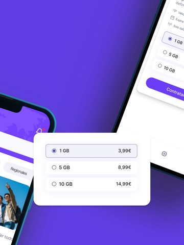 WiSim: eSIM para viajes iPad screenshot