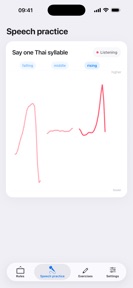Thai language tones screenshot