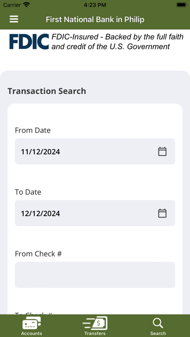 FNB in Philip Mobile Screenshot