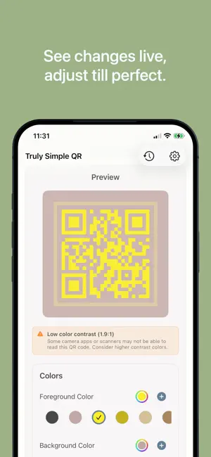 Truly Simple QR screenshot 2