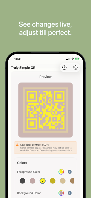 Truly Simple QR Screenshot 2 of 3