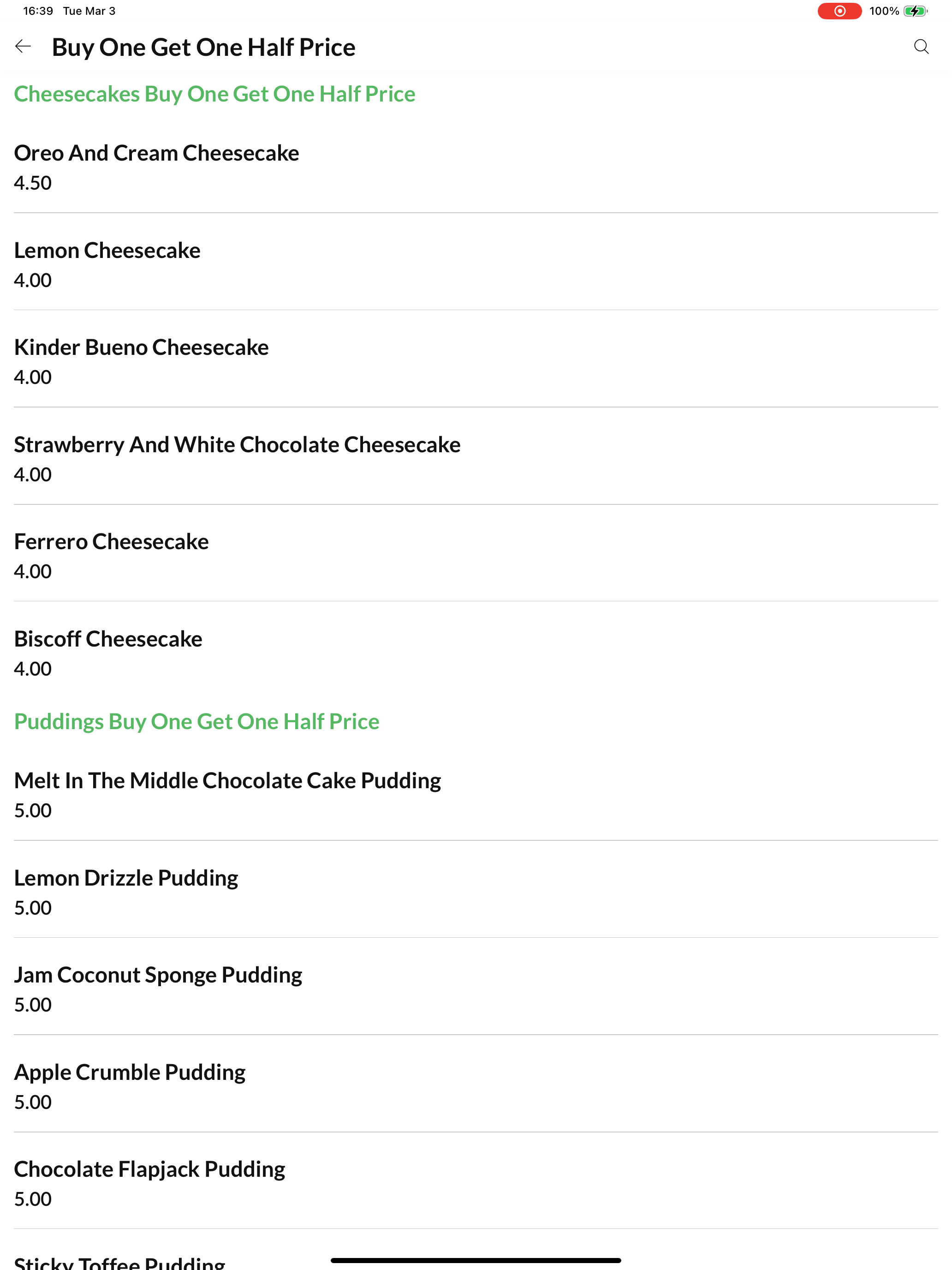 Barry's Desserts. screenshot 7