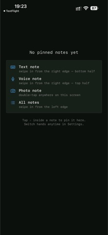 Flickaro: Swipe Notes Screenshot 1 of 6
