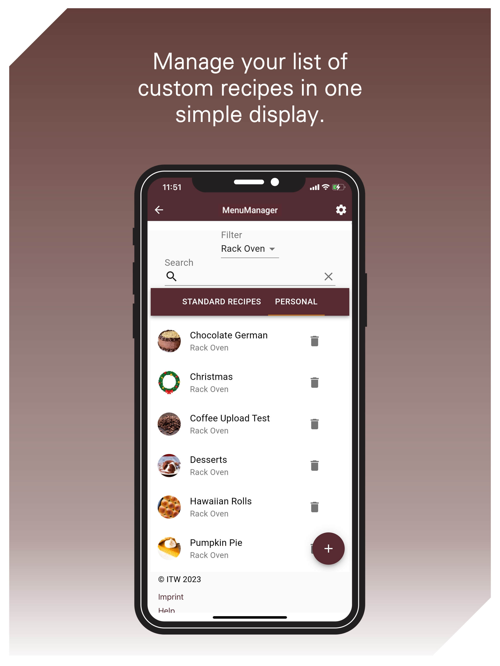 BAXTER MenuManager screenshot 8