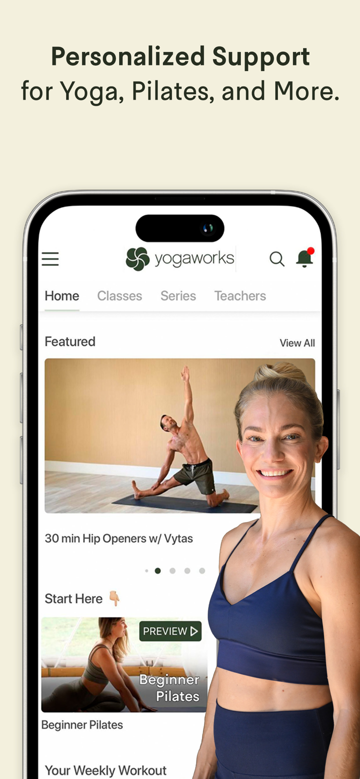 YogaWorks: Yoga & Pilates Flow screenshot 2