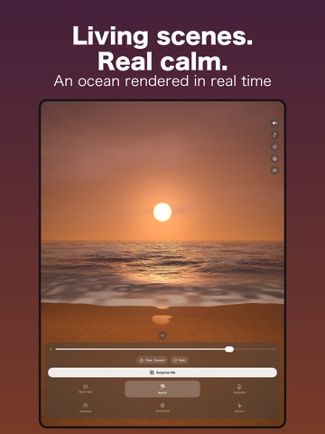 Terra Serena - Calm Sea Sounds iPad screenshot