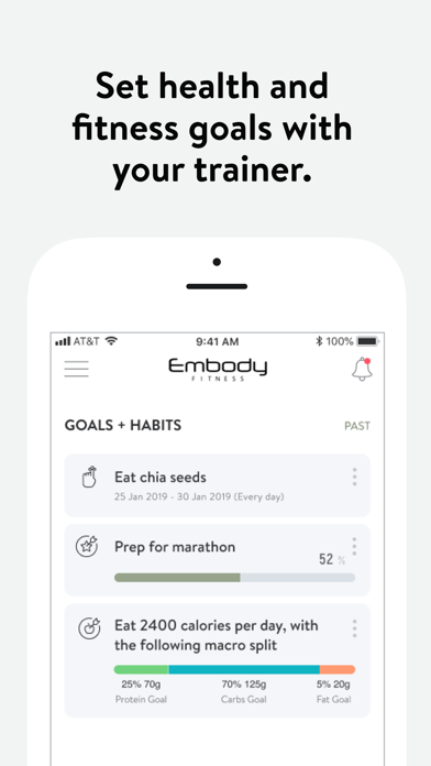 Embody Fitness Online Screenshot