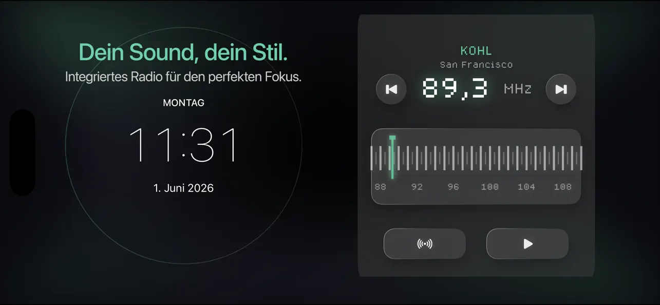 Screenshot #3 pour DeskClock: Uhr & Radio
