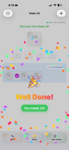 Make 24 Number game Screenshot 8 of 9
