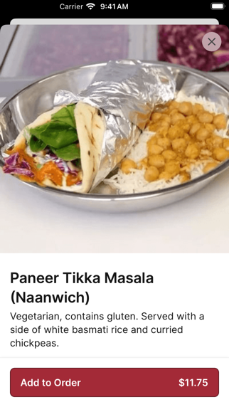 The Twisted Indian iPhone screenshot 4 - Food & Drink app