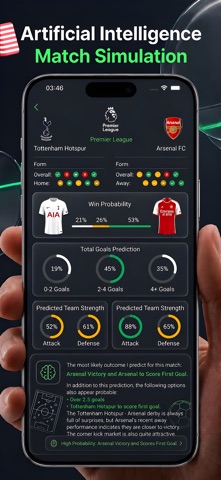AI Soccer Picks & Analysis iPhone screenshot