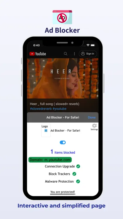 Captura de tela 6 de 6 de Ad Blocker - For Safari