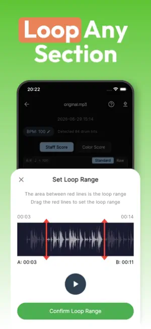 Drum Snap: Music to Drum Score screenshot 4