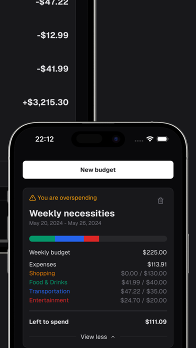 Reseet - Expenses & Budgeting Screenshot