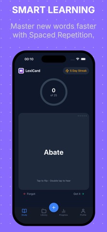 LexiCard Elite screenshot