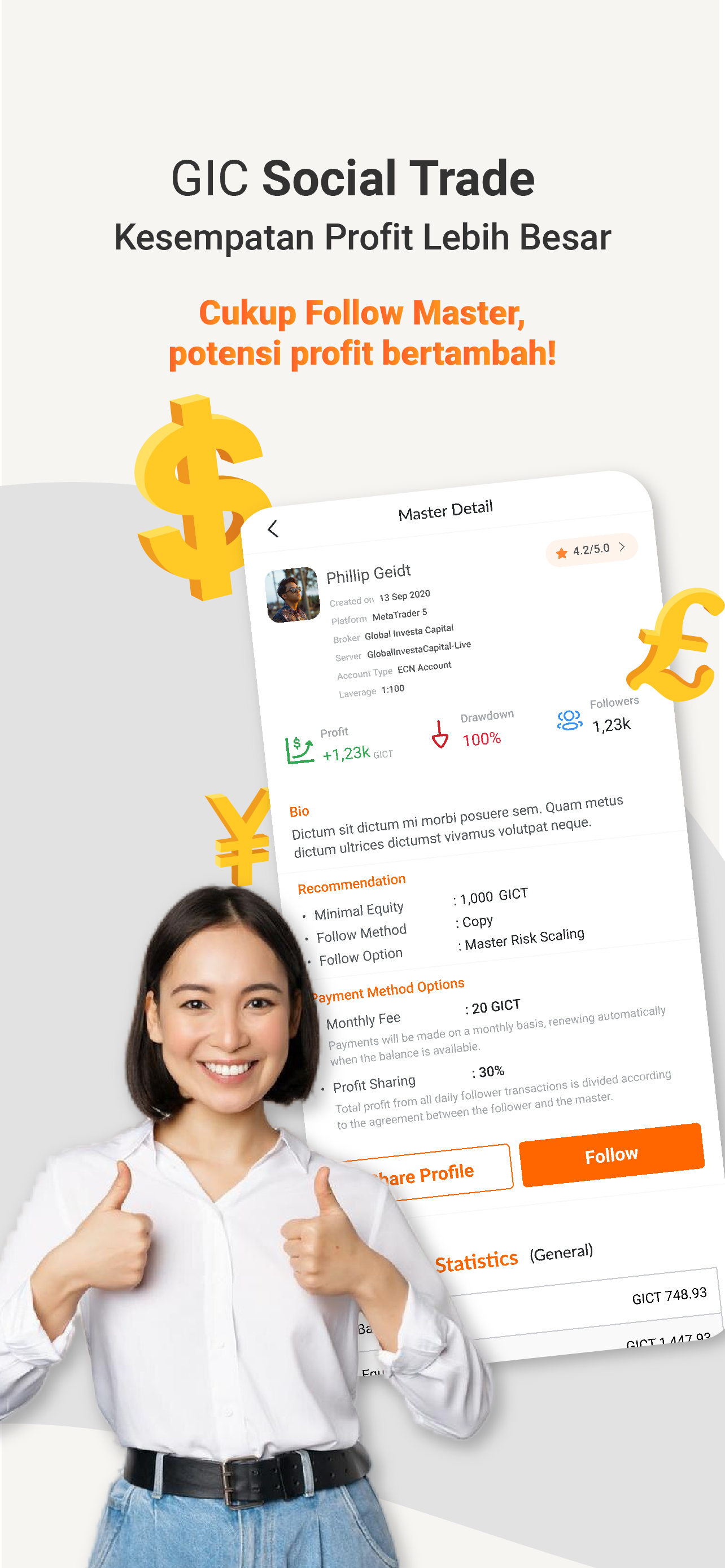 GICTrade - P2P Forex Platform