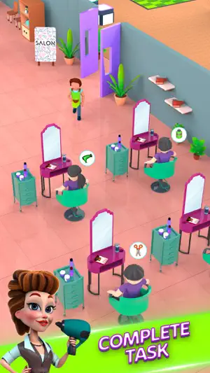 Idle Barber Shop Game - Tycoon screenshot 2