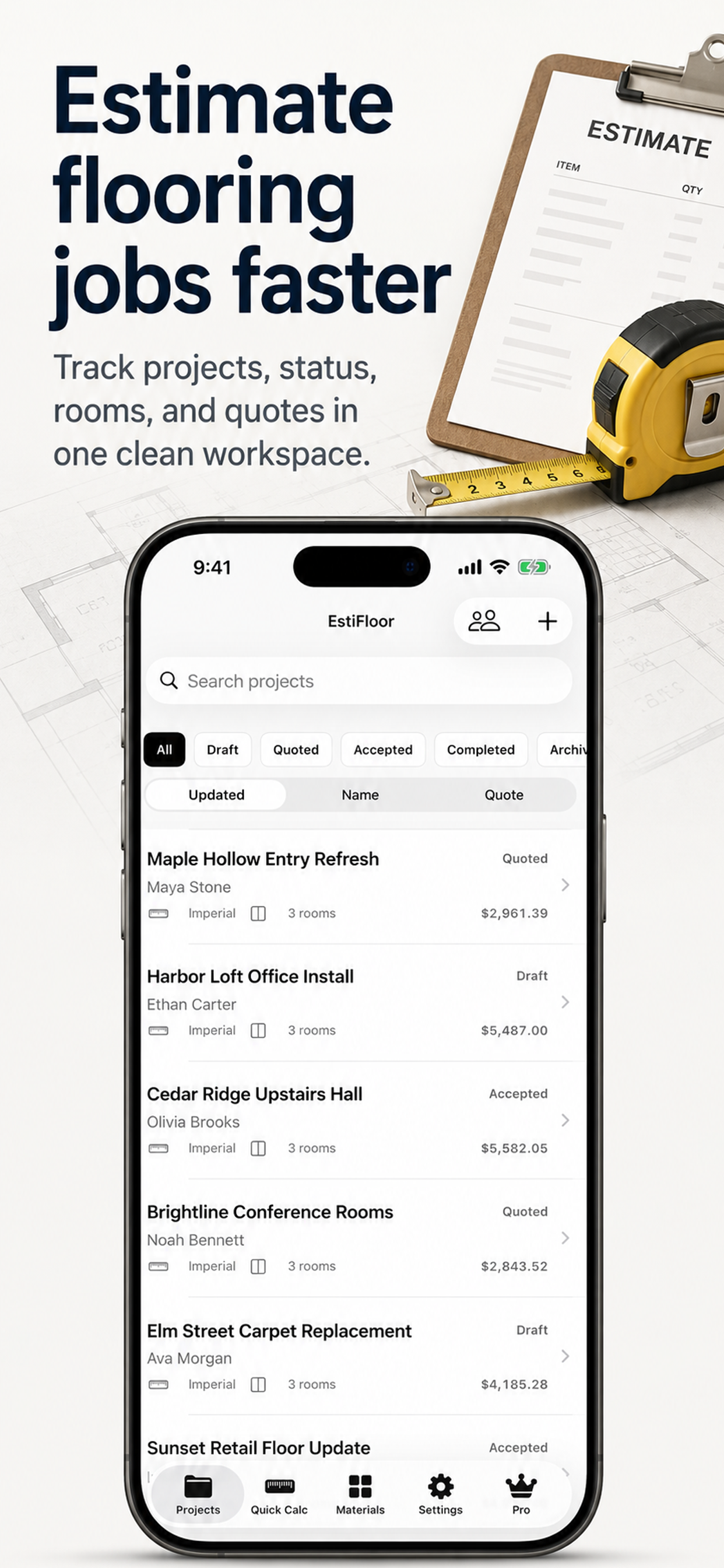 EstiFloor screenshot 2