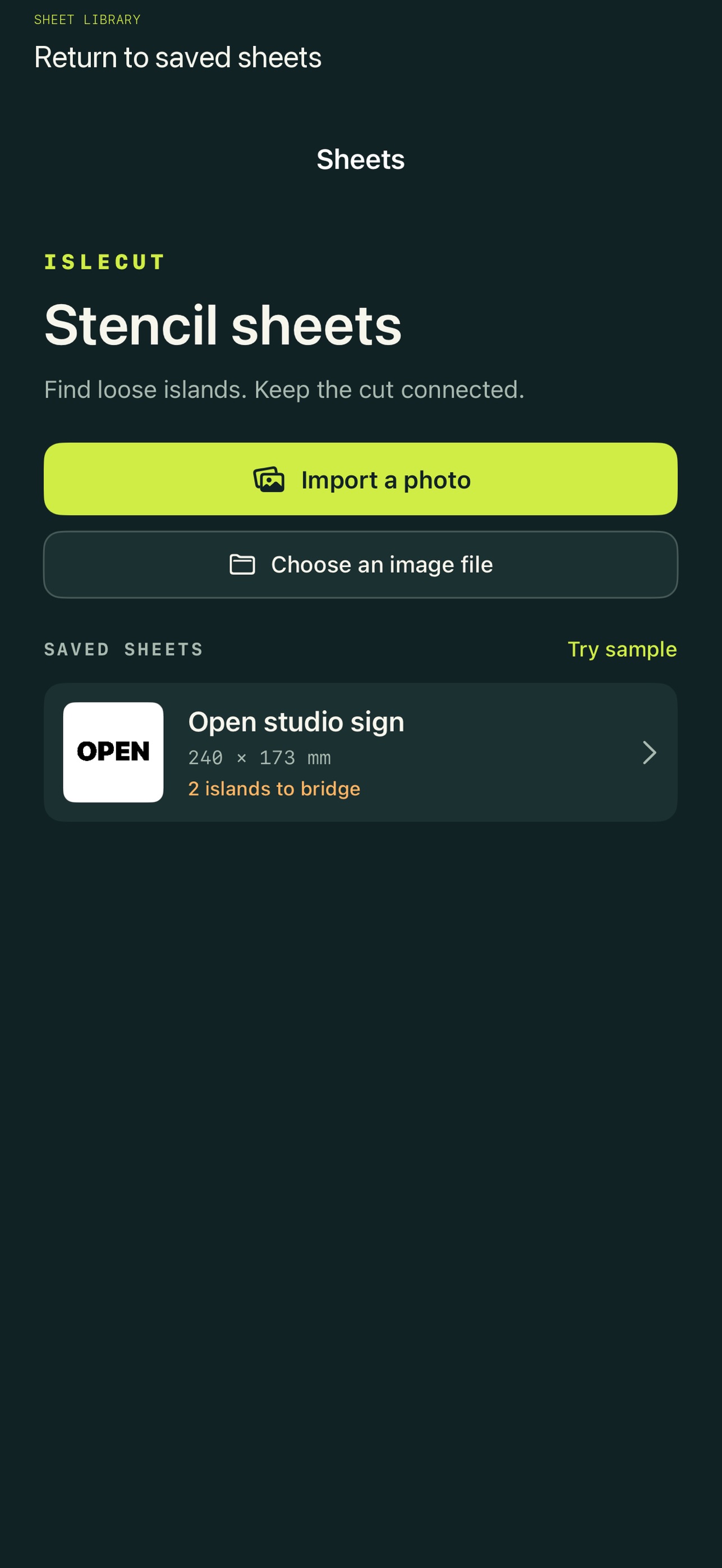 Screenshot 5 of Islecut Stencil Maker