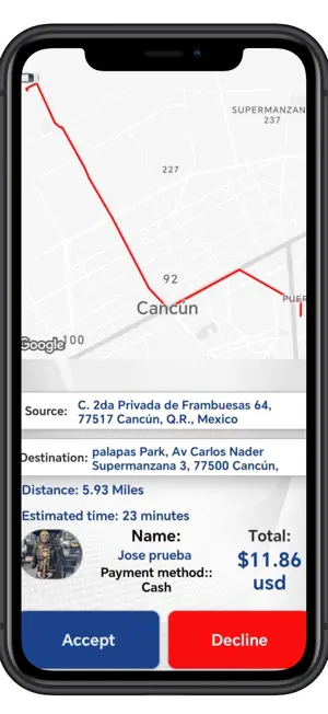 Rideon Chauffeur screenshot 3