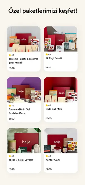 beije Store: Abonelik&Sipariş iPhone screenshot 4