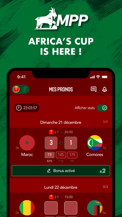 MPP - The social predictor iPhone screenshot 1 - Sports app