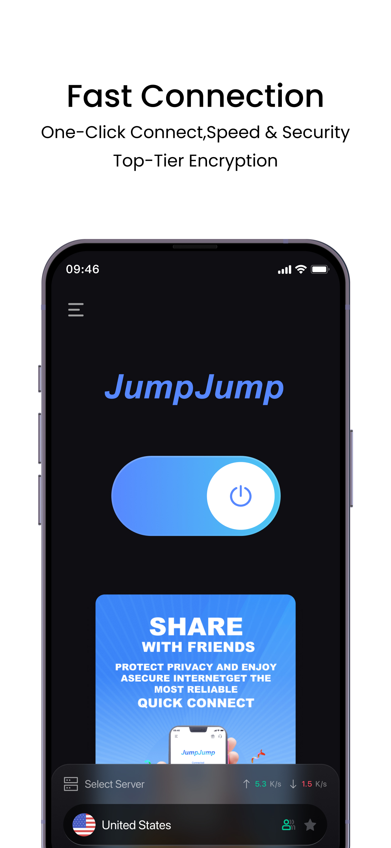 JumpJumpVPN: Fast & Secure screenshot 2